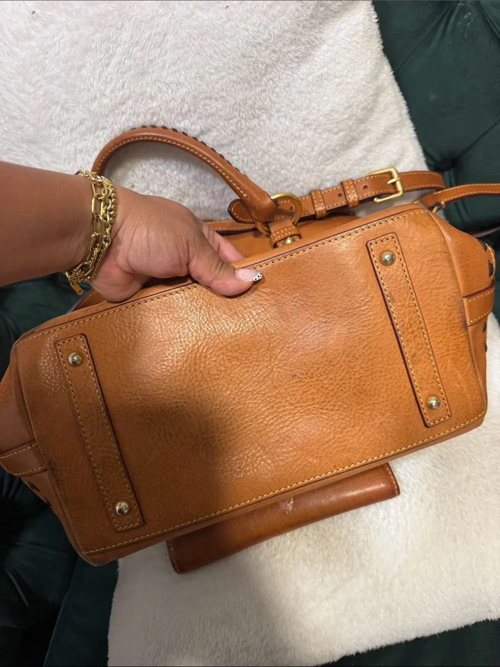 Dooney & Bourke structured leather